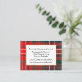 D'accompagnement Carte de boîtier Mariage plaid moderne Wilson Tart (Debout devant)