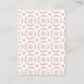 D'accompagnement Carte de boîtier Mariage rose Magnolia (Dos)