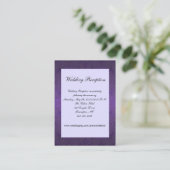 D'accompagnement Carte de boîtier Mariage violet (Debout devant)