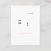 D'accompagnement Carte de boîtier Mariage violet (Dos)