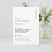 D'accompagnement Carte de boîtier minimaliste moderne (Debout devant)