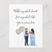 D'accompagnement Carte de boîtier mixte Mariage interracial (Devant)