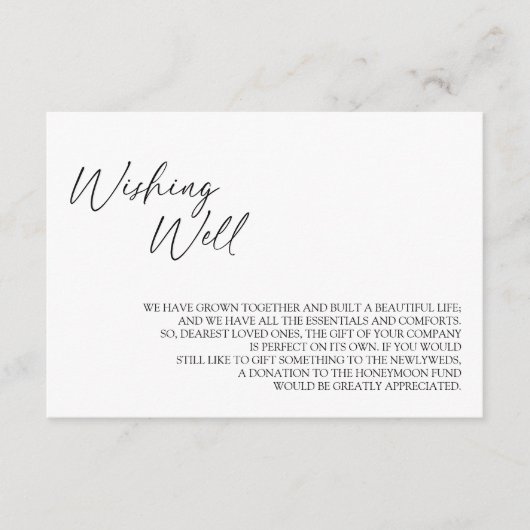 D'accompagnement Carte de boîtier moderne classique (Devant)