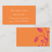 D'accompagnement Carte de boîtier Orange Blossom (Devant / Derrière)