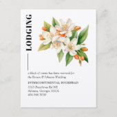 D'accompagnement Carte de boîtier Orange Blossom & Jasmine Blooms (Devant)