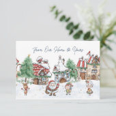 D'accompagnement Carte de boîtier père Noël Elf Rudolph (Debout devant)