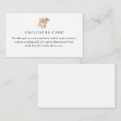 D'accompagnement Carte de boîtier personnalisée Lapin Lapin (Devant / Derrière)