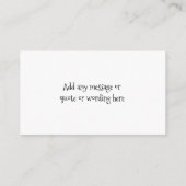 D'accompagnement Carte de boîtier personnalisée Père Noël (Dos)