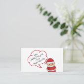 D'accompagnement Carte de boîtier personnalisée Père Noël (Debout devant)