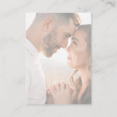 D'accompagnement Carte de boîtier photo RSVP Online QR Code (Dos)