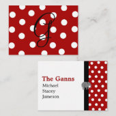 D'accompagnement Carte de boîtier point Polka (Devant / Derrière)