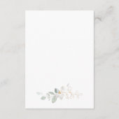 D'accompagnement Carte de boîtier pour bébé Baptême de croix de feu (Dos)