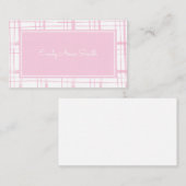 D'accompagnement Carte de boîtier pour bébé écolière rose (Devant / Derrière)