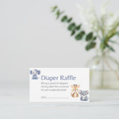D'accompagnement Carte de boîtier pour bébé Raffle de couches (Debout devant)