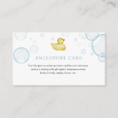 D'accompagnement Carte de boîtier pour canard en caoutchouc (Devant)