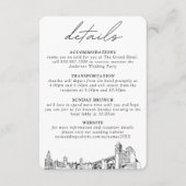 D'accompagnement Carte de boîtier pour le Mariage Spokane (Devant)