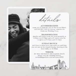 D'accompagnement Carte de boîtier pour le Mariage Spokane