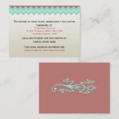 D'accompagnement Carte de boîtier pour Mariages du sud-ouest (Devant / Derrière)