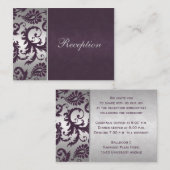 D'accompagnement Carte de boîtier pour ordinateur portable pourpre (Devant / Derrière)