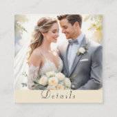 D'accompagnement Carte de boîtier Qr Code personnalisée Photo moder (Dos)