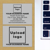 D'accompagnement Carte de boîtier rectangle gris de marque commerci