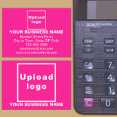 D'accompagnement Carte de boîtier rectangulaire rose de marque comm