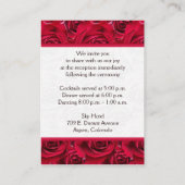 D'accompagnement Carte de boîtier Red Roses Galore (Dos)