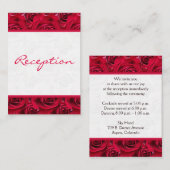 D'accompagnement Carte de boîtier Red Roses Galore (Devant / Derrière)