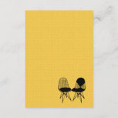 D'accompagnement Carte de boîtier Retro Mod Perfect Chair Pair Eame (Dos)