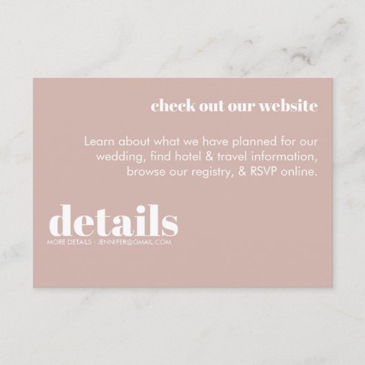 D'accompagnement Carte de boîtier rétro moderne (Devant)