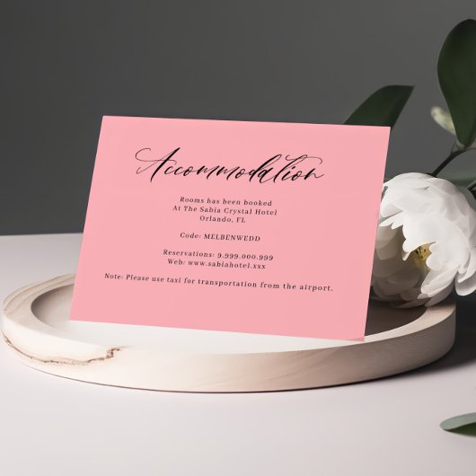 D'accompagnement Carte De Boîtier Rose Vive