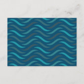 D'accompagnement Carte de boîtier RSVP de mariage de requins (Dos)