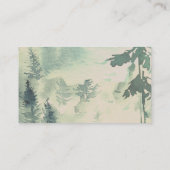 D'accompagnement Carte de boîtier RSVP moderne de Mountain Forest (Dos)