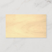 D'accompagnement Carte de boîtier RSVP moderne en bois clair (Dos)