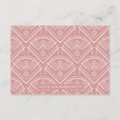 D'accompagnement Carte de boîtier RSVP pour cadre de décoration mod (Dos)