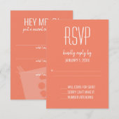 D'accompagnement Carte de boîtier RSVP Retro Vinyl Record (Devant / Derrière)