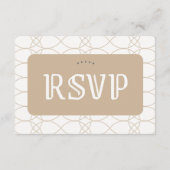 D'accompagnement Carte de boîtier RSVP Royal Blue Classic Retro (Dos)