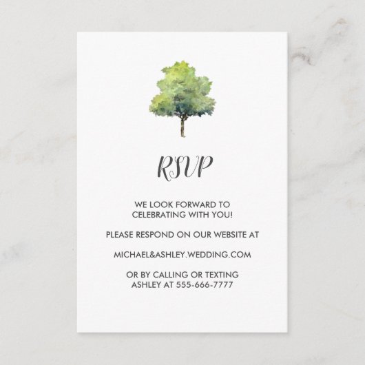 D'accompagnement Carte de boîtier RSVP Russe Barn Mariage campagnar (Devant)