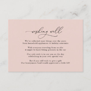 D'accompagnement Carte de boîtier simple Dusty Rose rose