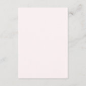 D'accompagnement Carte de boîtier simple rose et jaune (Dos)