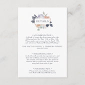 D'accompagnement Carte de boîtier simple Rustique Floral Details (Devant)