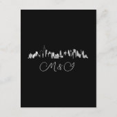 D'accompagnement Carte de boîtier Skyline New York (Dos)