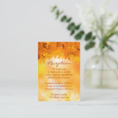 D'accompagnement Carte de boîtier Splendor Automne Feuille Maple (Debout devant)