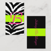 D'accompagnement Carte de boîtier Zebra (Devant / Derrière)