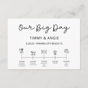 D'accompagnement Carte de calendrier de notre grand jour pour Timmy