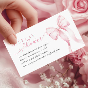 D'accompagnement Carte de clôture de douche à ruban rose