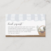 D'accompagnement Carte de clôture de la demande de livre pour bébé  (Devant)