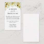 D'accompagnement Carte de clôture de la demande de recette de tourn (Devant / Derrière)