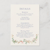 D'accompagnement Carte de clôture florale de jardin de fleurs sauva (Devant)