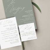 D'accompagnement Carte de code QR RSVP RSVP minima moderne